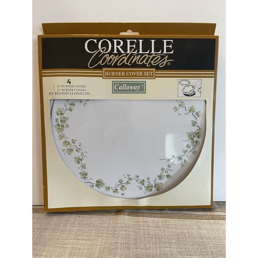 Vintage Corelle “Callaway” NOT 4 Pc Set Burner Cover Set Style # 4-126-W